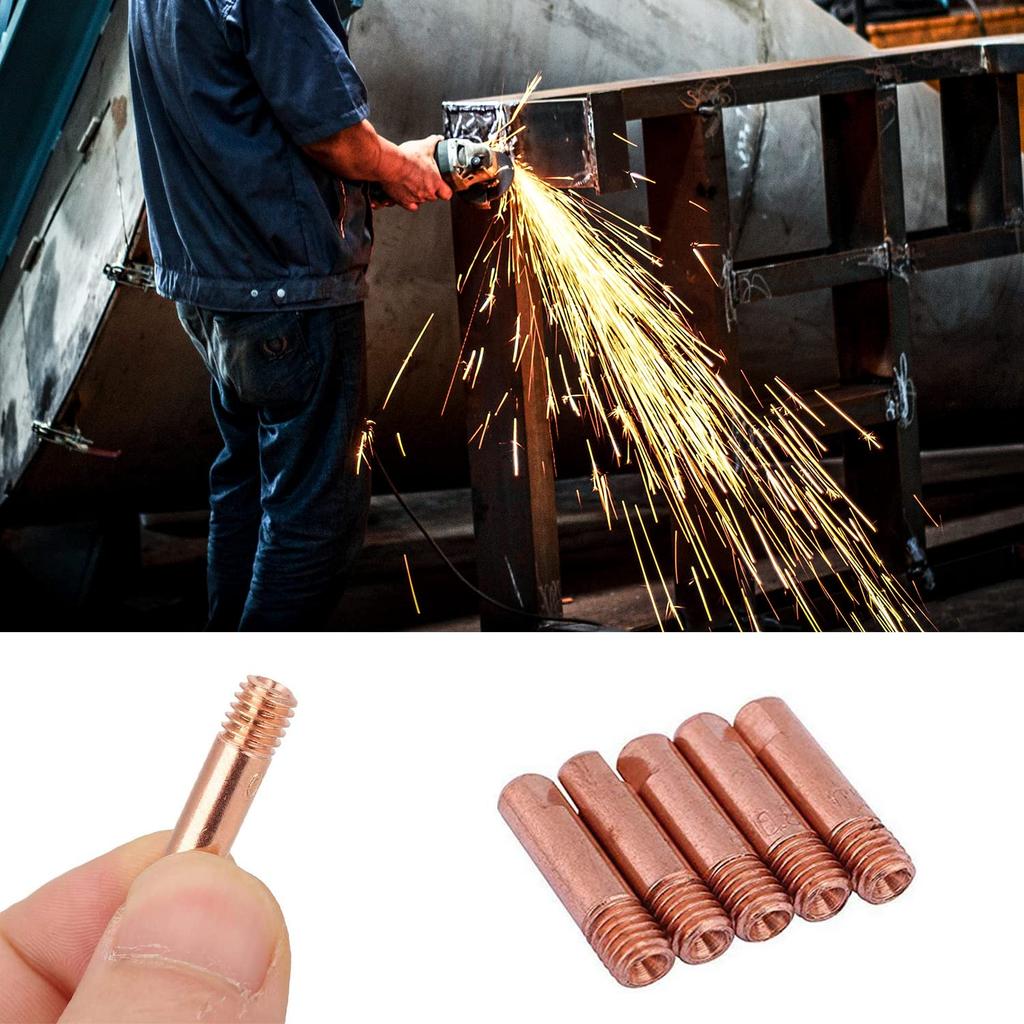 Końcówka spawalnicza Akcesoria spawalnicze Końcówka palnika spawalniczego z czerwonej miedzi Materiały eksploatacyjne do spawarki Akcesoria spawalnicze Akcesoria do palnika spawalniczego 15AK Wymiana Łatwe do