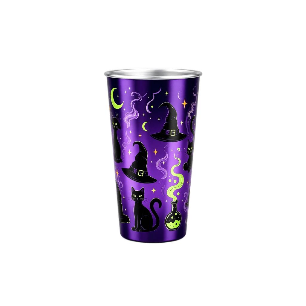 Halloween Color Changing Stainless Tumbler Cup for Cold Drinks