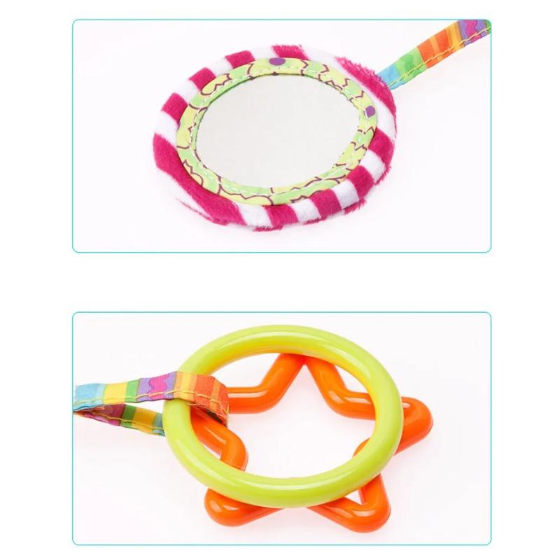 Hot Sale Newborn Baby Plush Stroller Toys Baby Rattles Mobiles Cartoon Animal Hanging Bell Educational Baby Toys 0-12 Months