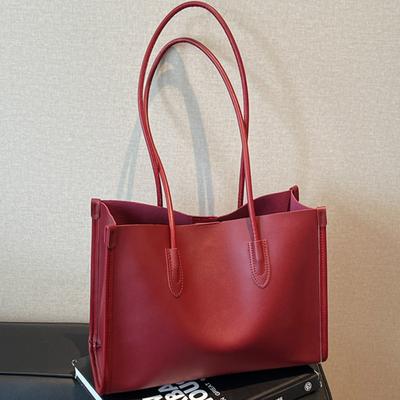 Large-capacity Commuter Portable Tote Bag, Autumn New Child and Mother Bag, Fashionable Commuter Texture Shoulder Armpit Bag
