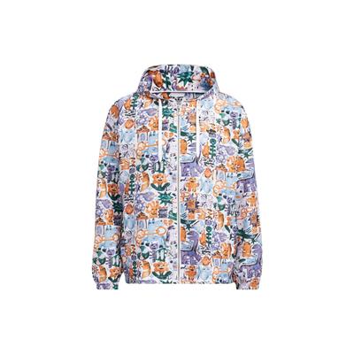 adidas Originals Knit COL AOP Jackets White Orange Purple Unisex HR6438