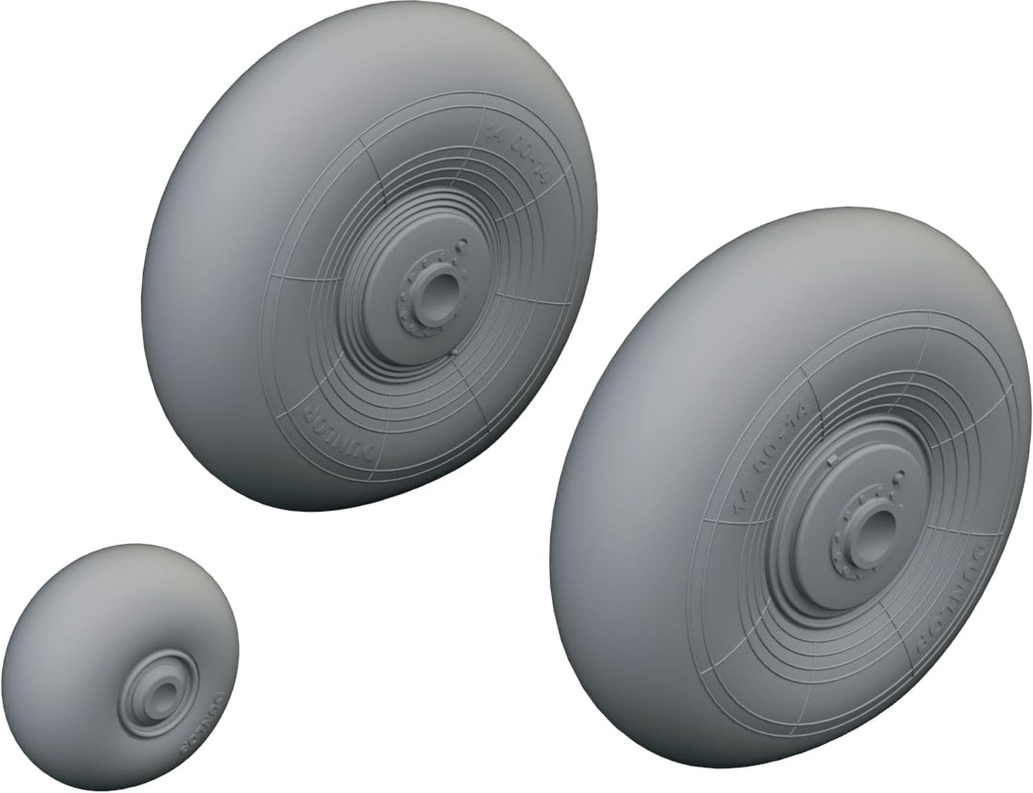 Eduard Bristol Beaufighter Wheels Plastic Model Parts EDU6481163 1/48 Mk.VI (for Revell) (Airplane)