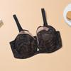 Plus Size Full Cup Lace Thin Bra Women Large Bust Comfortable Shaping Underwear