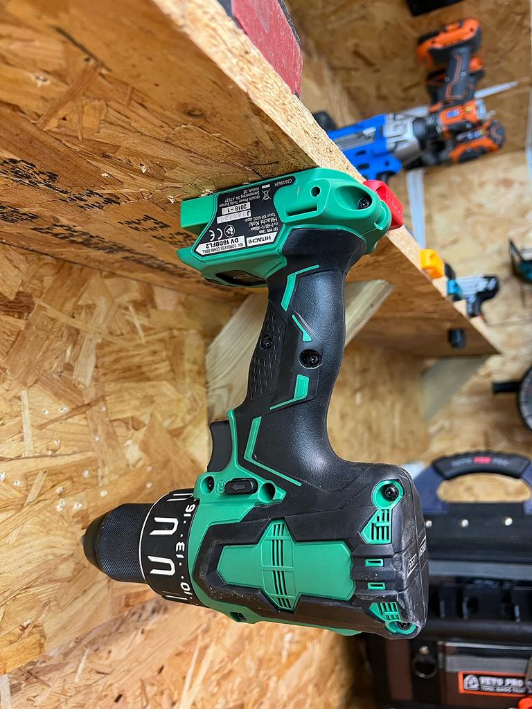 Stealth Mount Tool Mount for HiKOKI/Metabo HPT/Hitachi 18V (4-Pack) Black TM-MHH18-BLK-4