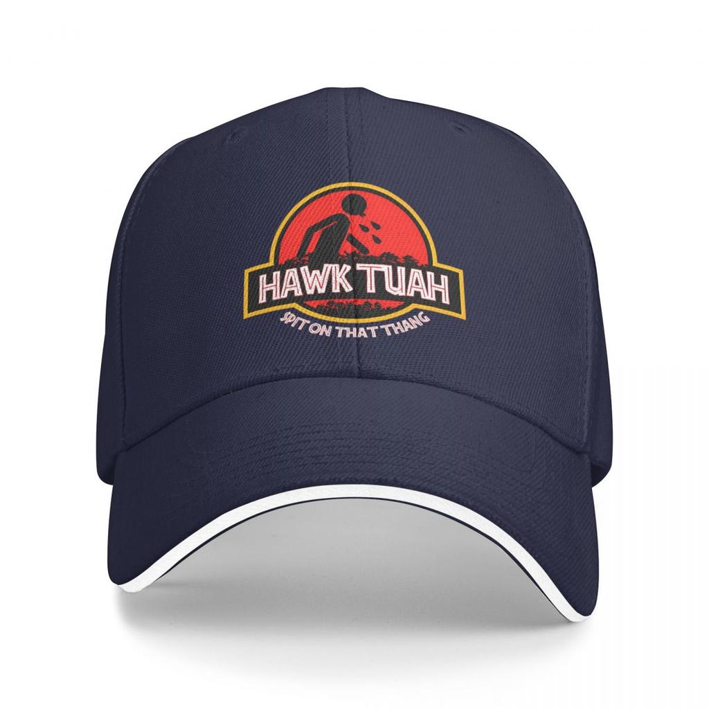 FUNNY HAWK TUAH SPIT ON THAT THANG Accessories Unisex Casquette Caps Hat Vintage Daily Running Golf Sun Cap