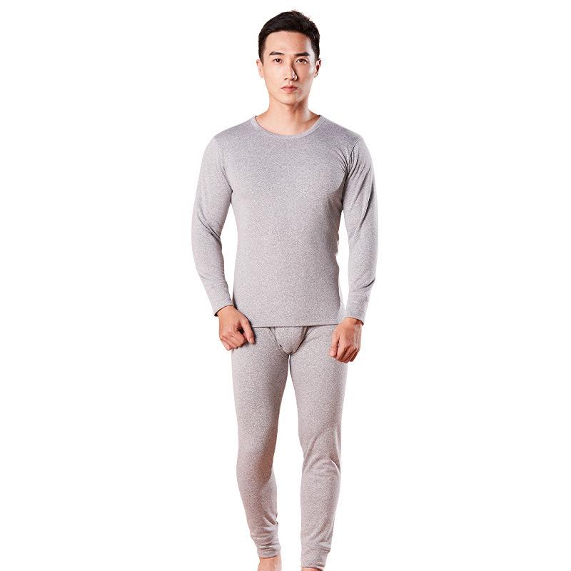Men's Extra Thick Fleece Lined Thermal Underwear Set - Heat Retaining and Cold Resistant Long Johns for Autumn and Winter.