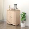 Day and Night - Day and Night Solid Pine Wood Sideboard 70x35x80 Cm