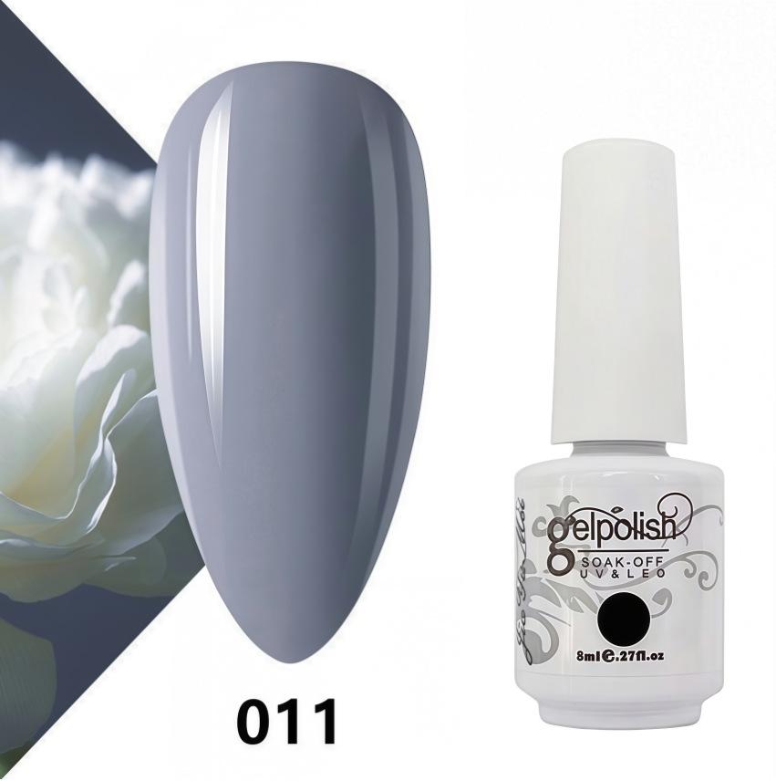 Amber Gel Polish Set: Gel Polish Manicure Kit with Whitening, Base Coat, and Sealer.