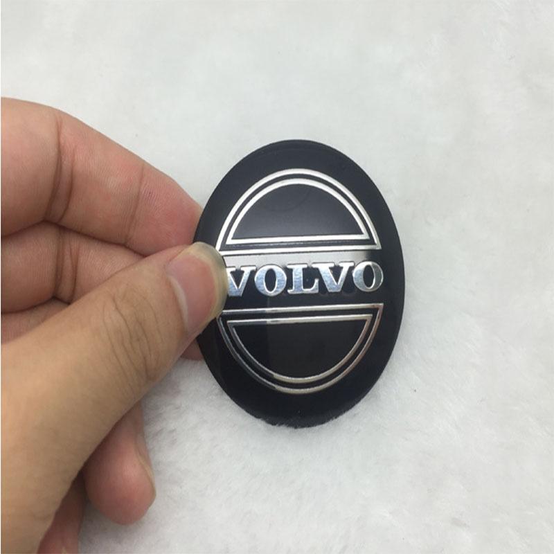 Elegantní a odolné 4ks 56,5mm Samolepky na středové krytky kol pro vozidla Volvo