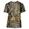 Men Hunting Camouflage T-Shirt Summer Short Sleeve 3D Print Streetwear Luxury Casual Top Clothes