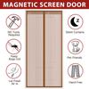 Magnētiskais ekrāna durvju siets pret odiem, mušām, kukaiņiem, automātiski aizveramas aizkaru tīkla durvis virtuvei, viesistabai, mājas durvīm