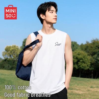 Men's Summer Cotton Sleeveless Vest T-Shirt