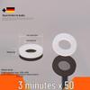Black Rubber Silicone Waterproof Gasket Seal Washer for Water Heater & Shower - Nitrile Thickened, 4-6 Minutes