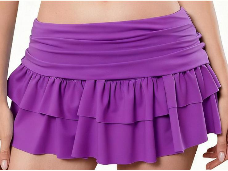 Koreanischer Stil Falten A-Linie Tennisrock mit Sicherheitsshorts - Sommer Damen Kurzrock