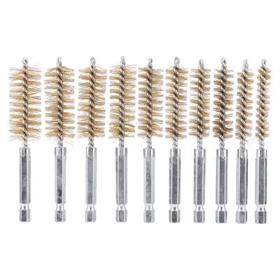 6/8/10/12 Stk. 8mm-19mm Drahtbürste Gedrillter Draht Reinigungsbürste Wasch- Polierwerkzeuge Drahtrohrreinigungsbürste für Bohrmaschine