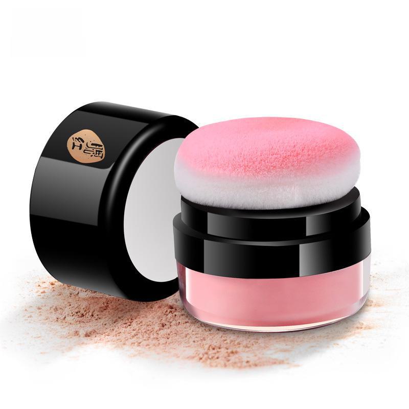 Qiaoyan Skin-Friendly Air Cushion Blush e pó de contorno