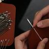 100pcs/Bag High Quality Leather Craft Tools Leather Triangle Needle Hand Sewing Needles