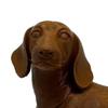 Yangyizhi 3D Printed Dachshund Sculpture, Miniature Dog Figurine, Matte Finish Statue, Artistic Pet Memorial Gift