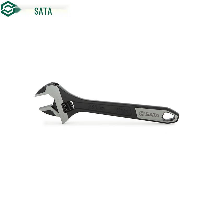 SATA 47122 Wide Jaw Adjustable Wrench 6-inch