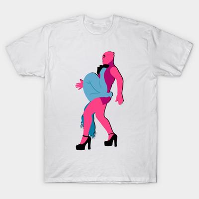 T-Shirt Damen Leigh Bowery Harajuku Print Kawaii T-Shirt Sommer Kurzarm Damen T-Shirt Top Tee