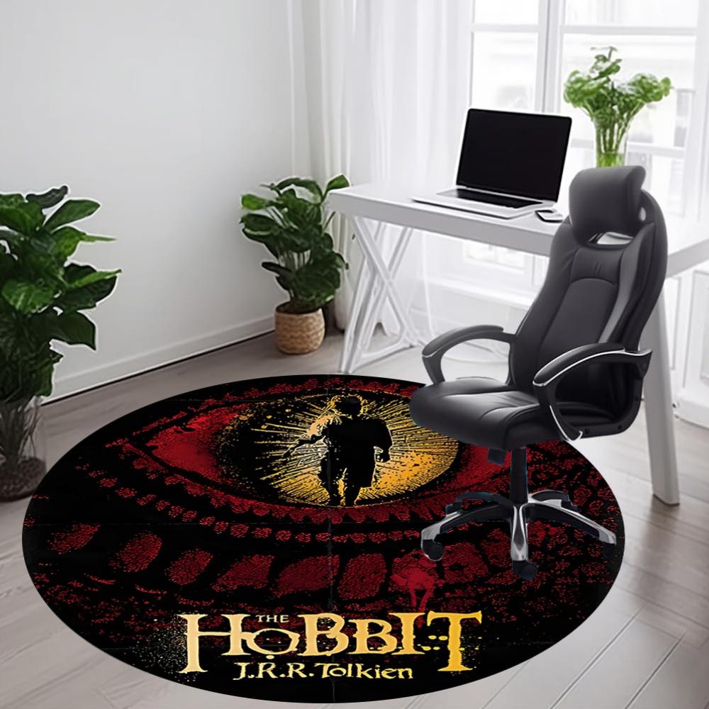 1pc The Hobbit Office Round Area Rug, Under Office Chairs Bedroom Living Room Home Decor, Room Deco, Available in Various Sizes
