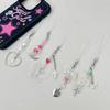 Y2K Style Phone Pendant Cute Shape Keychain Bag Pendants Keyring Sweet Fashion Accessories Acrylic Phone Charm for Phone