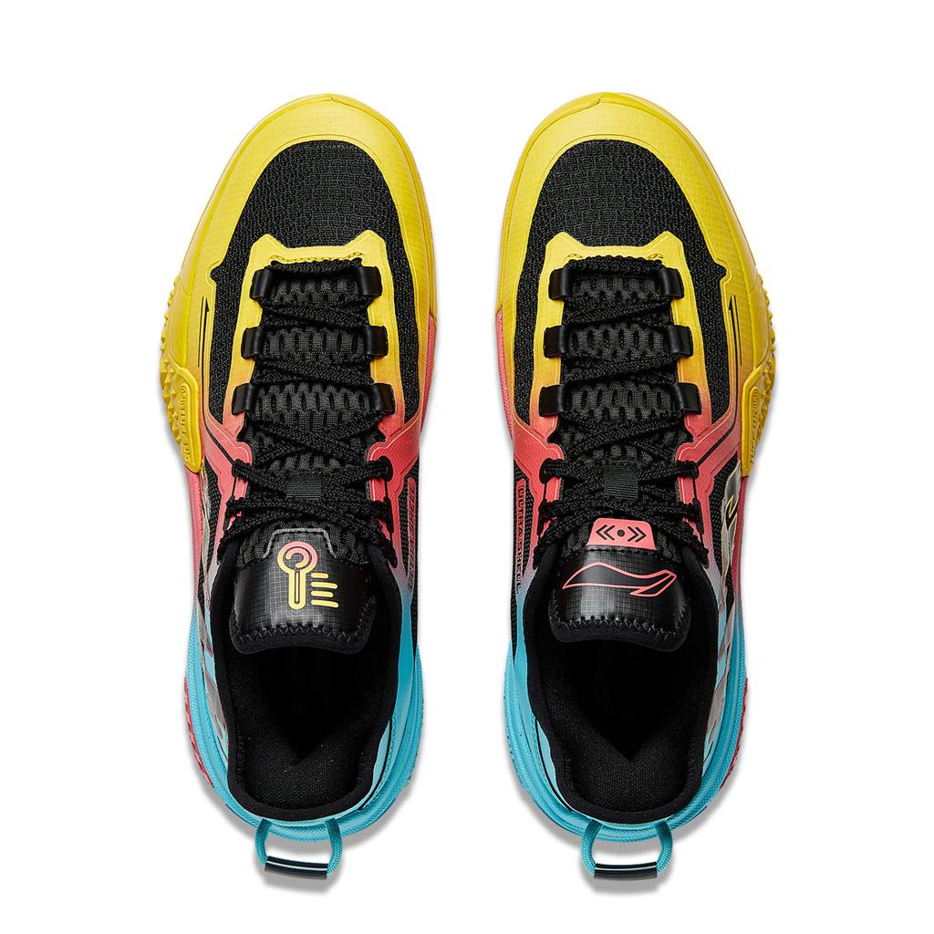 New LiNing Shudder Ignite BOOM Technology Low Top Basketball Shoes Men's Black ABFU019-5