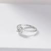 Lindon Klassischer Zirkonring aus Kupferlegierung, Damenschmuck, Hochzeitsversprechen, Partygeschenk
