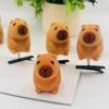 10pcs/set Zinc Zinc Alloy Capybara Hairpin Set Flocking Cartoon Duckbill Clip Spring Hair Clip  Daily
