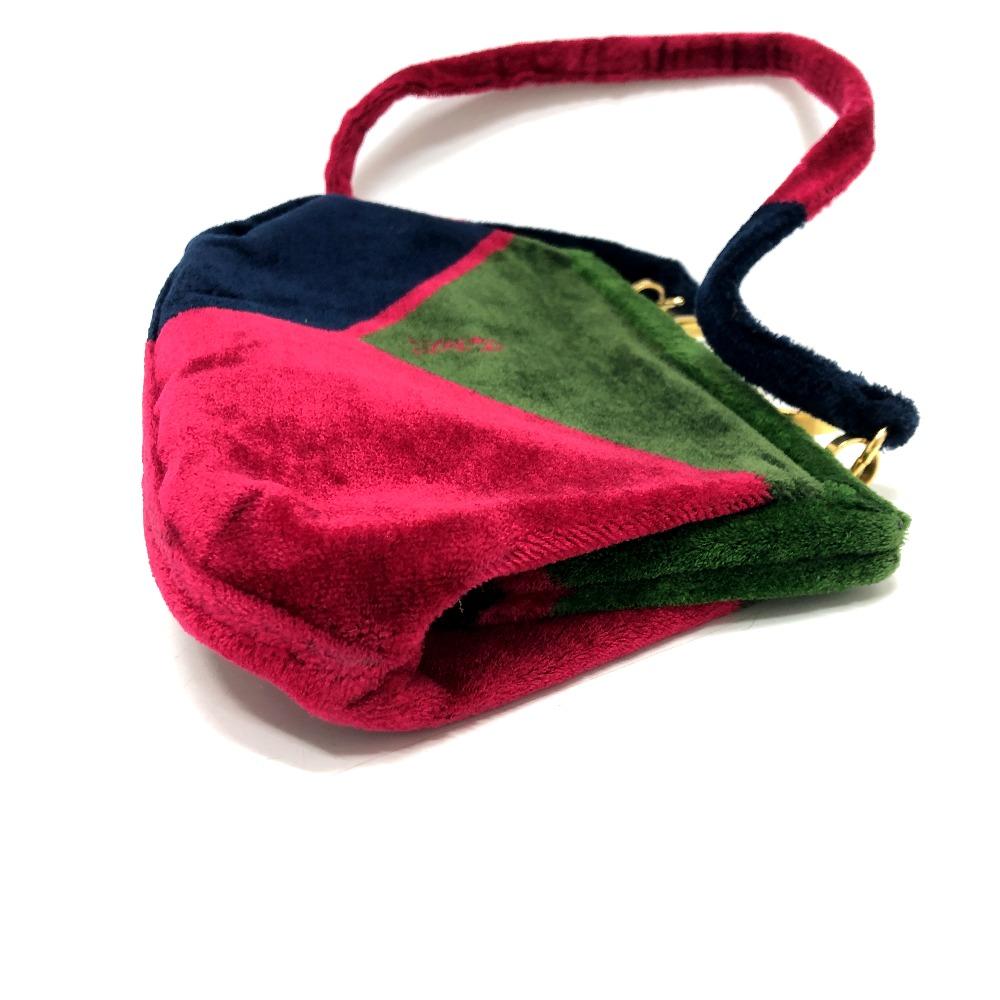 Roberta di Camerino Kisslock handbag Hand Bag Velor Multicolore/GoldHardware