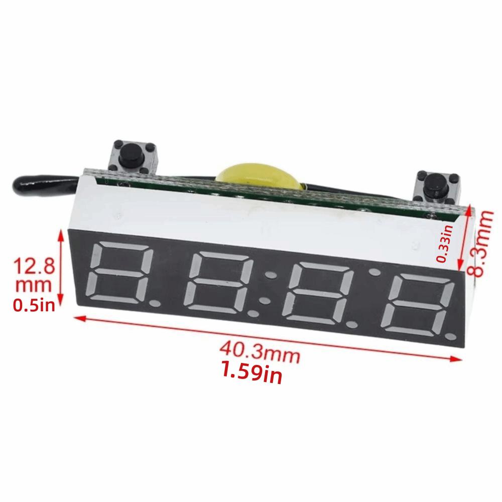 3-in-1 LED RX8025T Digitaluhr DC 5-30V Voltmeter Modul Modul DIY Thermometer DIY Projekte