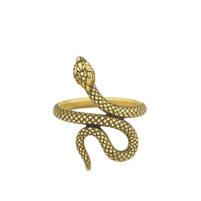 Sophisticated Antique Gold Adjustable Ring For Women With Unique Geometric Zircon Design