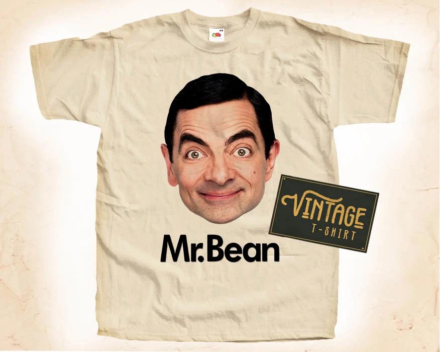 

Mr. Bean V3 T SHIRT Tee Movie Poster Vintage Natural sizes S to 5XL 3XL
