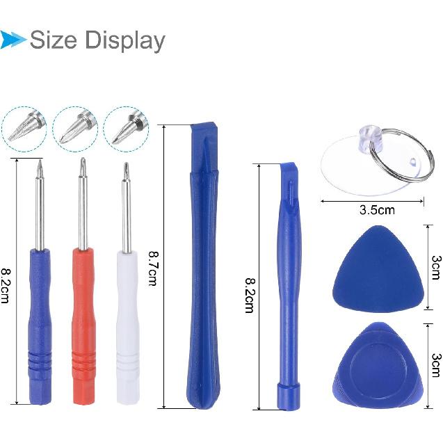 8 in 1 Electronics Repair Kit, 8.2cm Length Screwdriver, Magnetic Mini Screwdriver Opening Pry Tool - (Applications: for Watches Repair), 8-Pieces