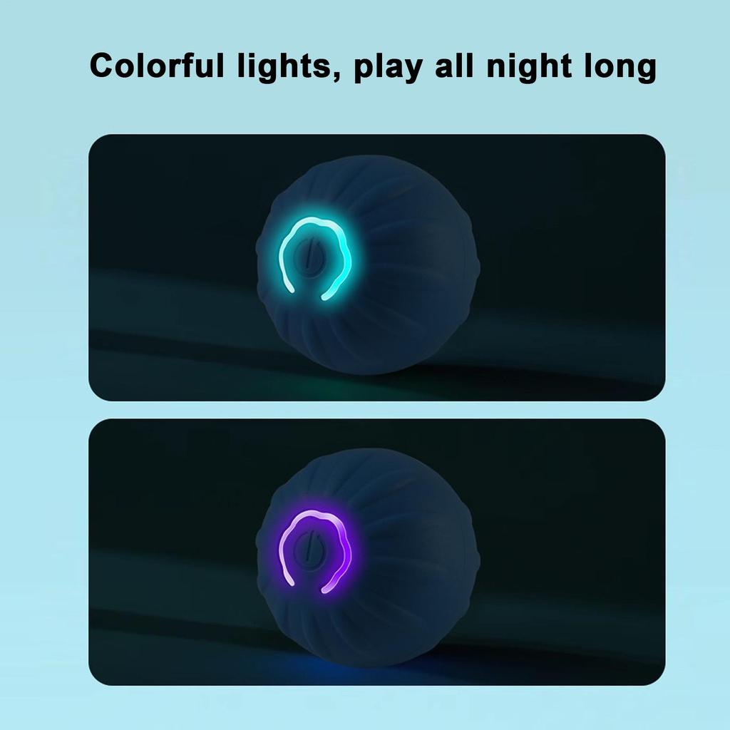 Interactive Dog Toys Automatic Interactive Type-C Rechargeable Pet Games Small Dog Toys For Indoor Outdoor Play Training