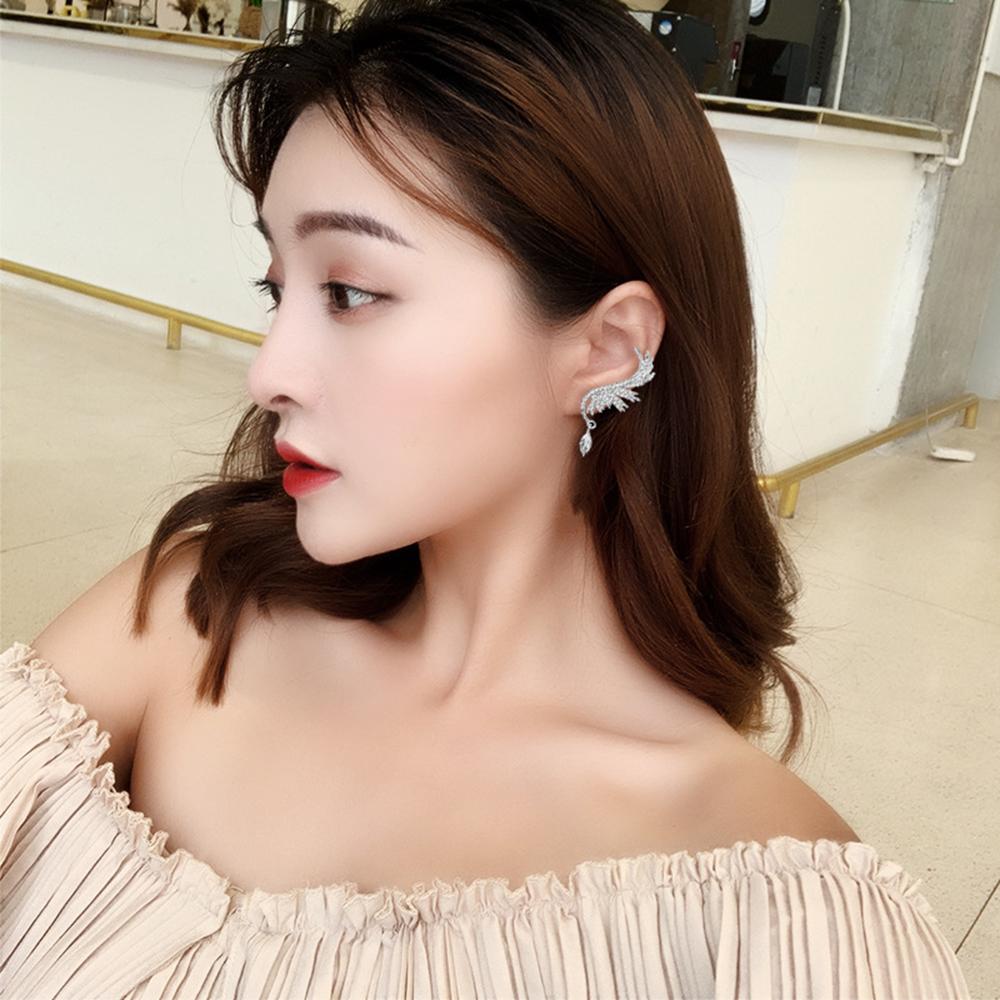 Fashion Earrings Allergy Prevention Rhinestone Earrings Earrings Exquisite Craftsmanship Ear Bone Clip For Party Wedding