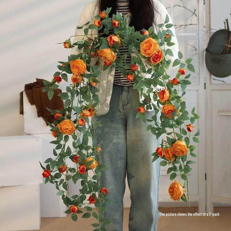 Simulierte Rosenblumenranke zur Wanddekoration & Landschaftsgestaltung