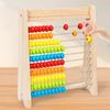 Wooden Early Education Counting Frame With Cards And Abacus For Preschool Learning
