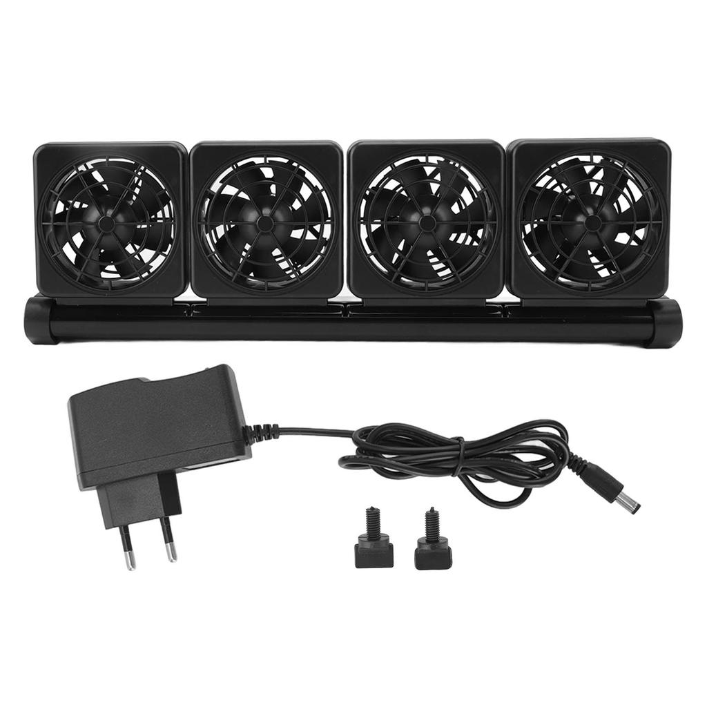 Fish Tank Cooling Fan Adjustable 2 Level Aquarium Chillers for Salt Fresh Water