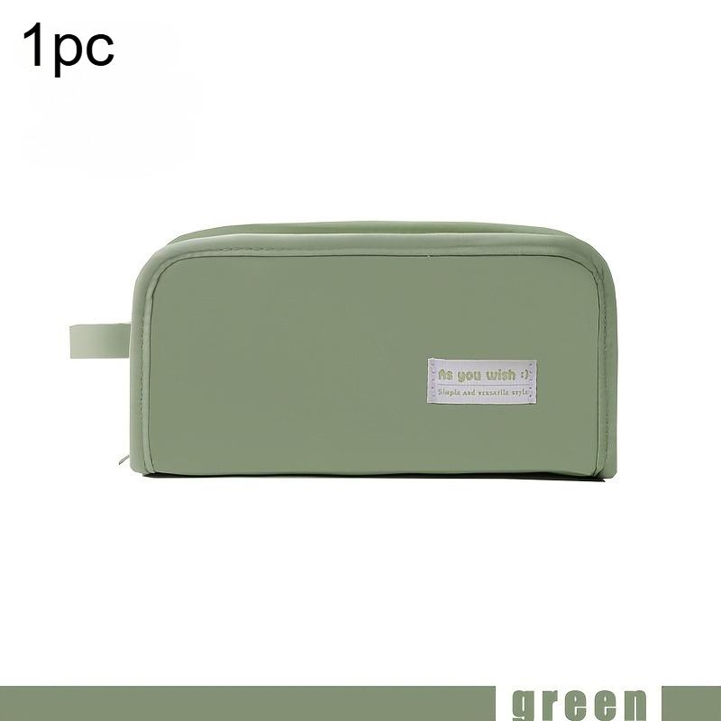 Multi-Layer Large Capacity Pencil Case with Compartments Minimalist Aesthetic Pen Bag for Office School Stationery Organization