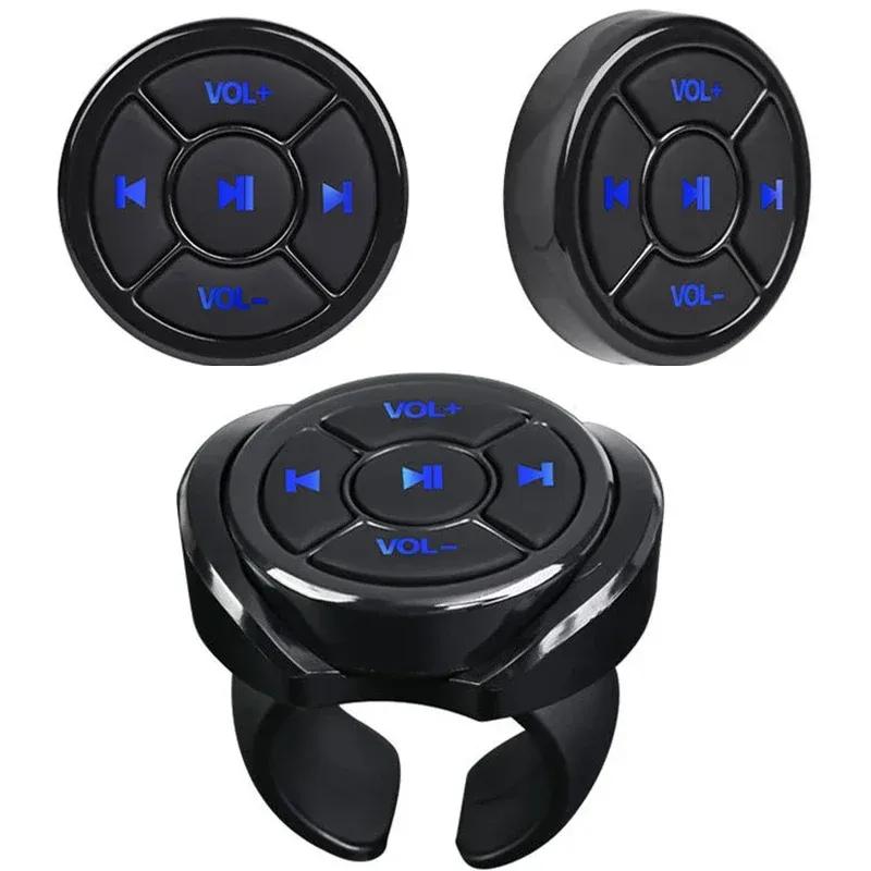 Car Wireless Smart Remote Steering Wheel Control Buttons Media Bluetooth 5.0 For IOS Android Phone Motorcycle MP3 Music Play