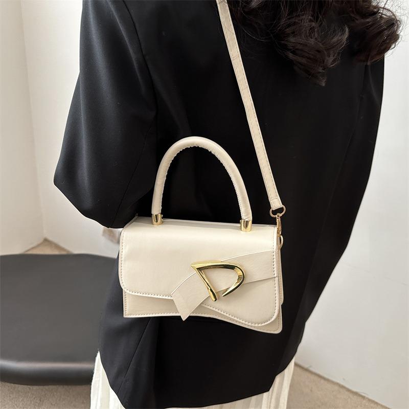 Nischendesign personalisierter Trend kleine quadratische Tasche einfarbig Trend einfache Damentasche Umhängetasche