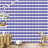 Harlequin Diamonds Wallpaper Blue and White for Living Room and Bedroom 50x1000