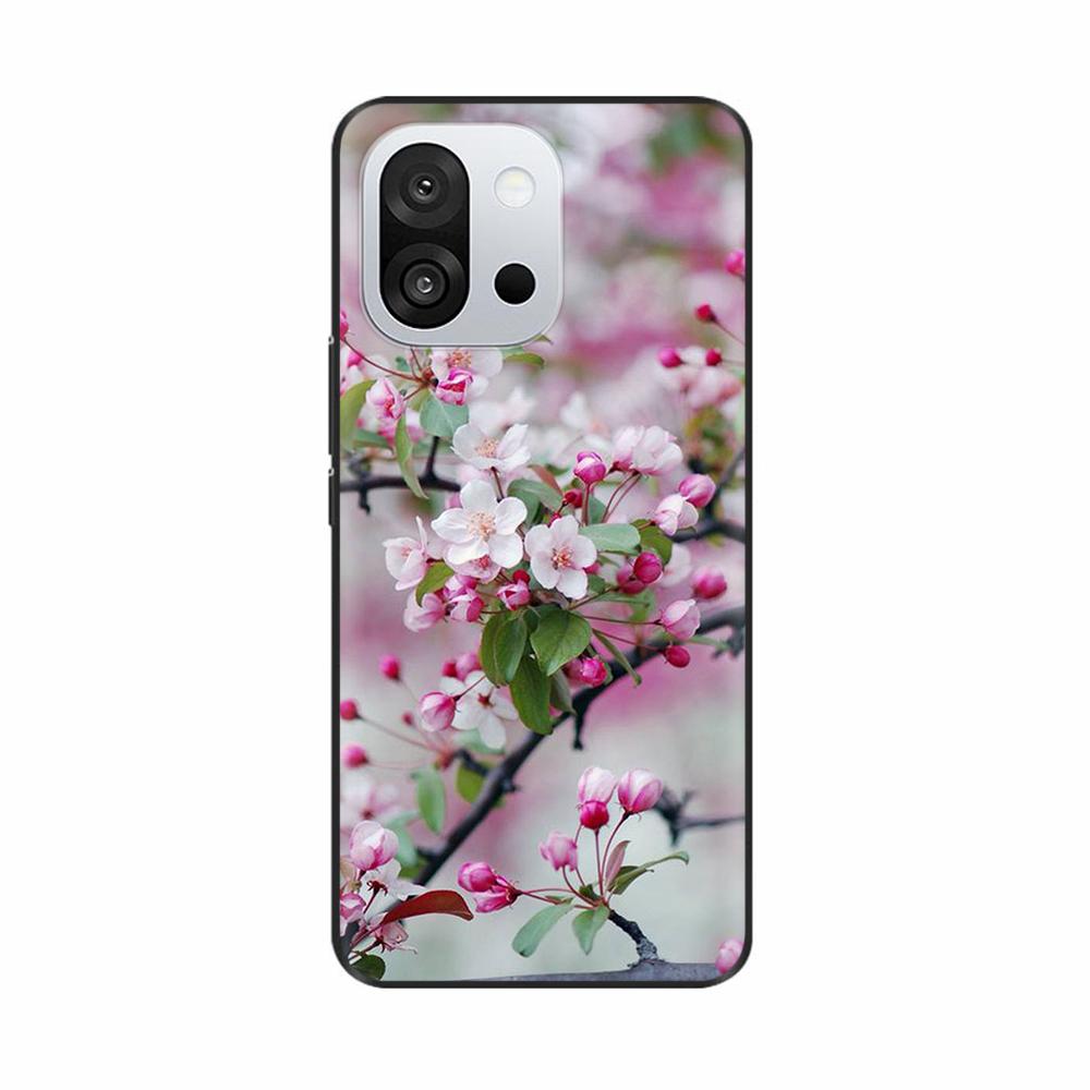 For OnePlus 13T Case Phone Case Soft Silicone Bumper Cover For OnePlus 13T Cases for One Plus 13 T Flowers Fundas Capa