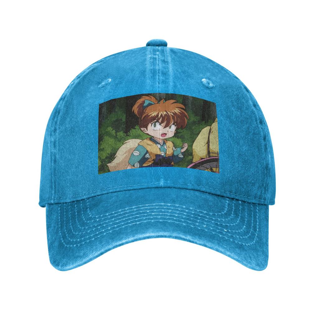 Anime Inuyasha Shippo Jeansstoff Kappe Lässige Baseballkappen Verstellbare Mütze Sommer Unisex Baseballkappen