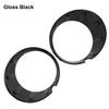 2Pcs Chrome/Black Front Fog Light Cover Fog Light Trim Ring For Mini Cooper R56 R55 R57 51117248791 51117248792 Car Accessories