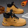 Winter Velvet High-top Martin Boots, Thickened Thermal Shoes, Platform-soled Casual Short Boots, Cotton Shoes.