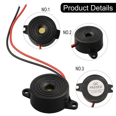 DC 12V 75dB Sirene Piepton Summer Ton Warnalarm Adapterkabel Für Auto LKW Fahrzeug Rückfahrhinweise Innenzubehör