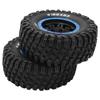 2Pcs Rubber Tire Skin 165mm Diameter Wheel Tire for ZD Racing 1 7 DBX‑07 RC Car Upgrade PartBlue