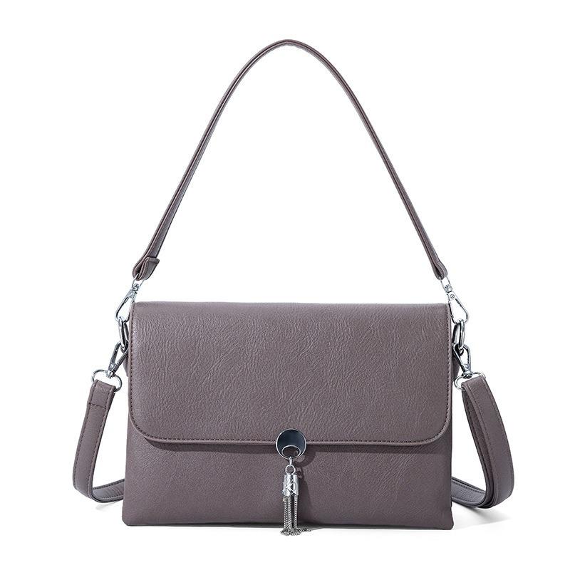 Large Capacity PU Leather Crossbody Bag for Commuting